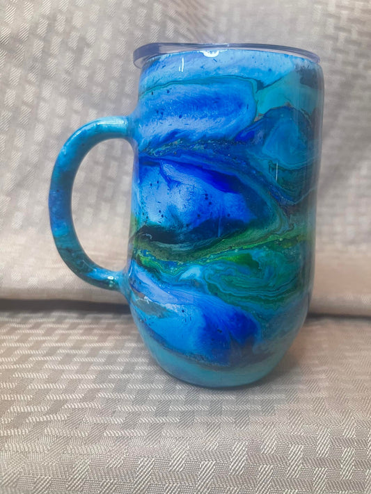 Blue coffee mug 109