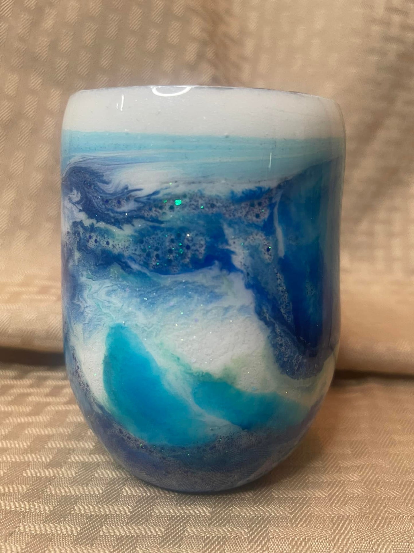 Wine Tumbler waves 111