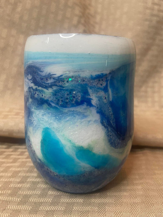 Wine Tumbler waves 111