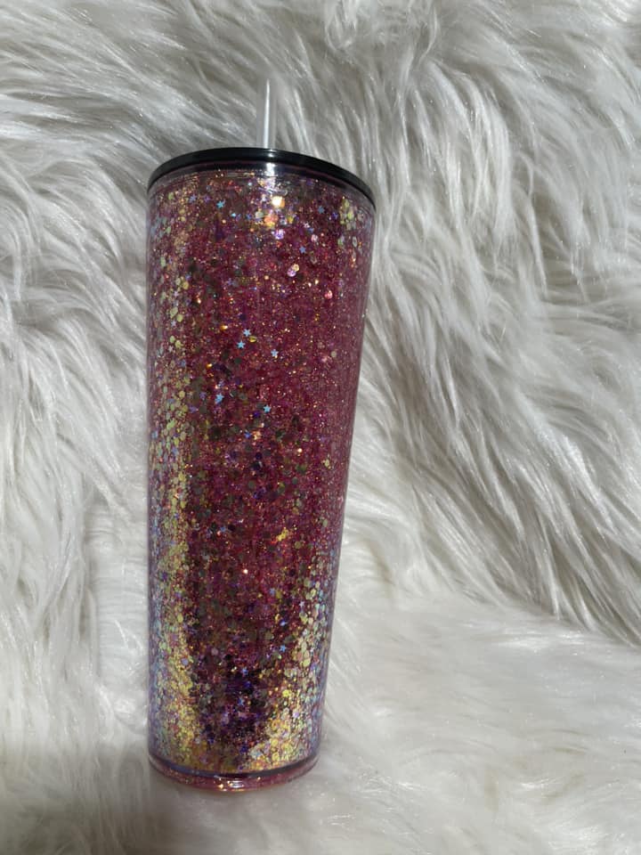 SNOW GLOBE TUMBLER 24 OZ